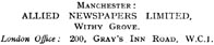 Allied Newspapers Logo